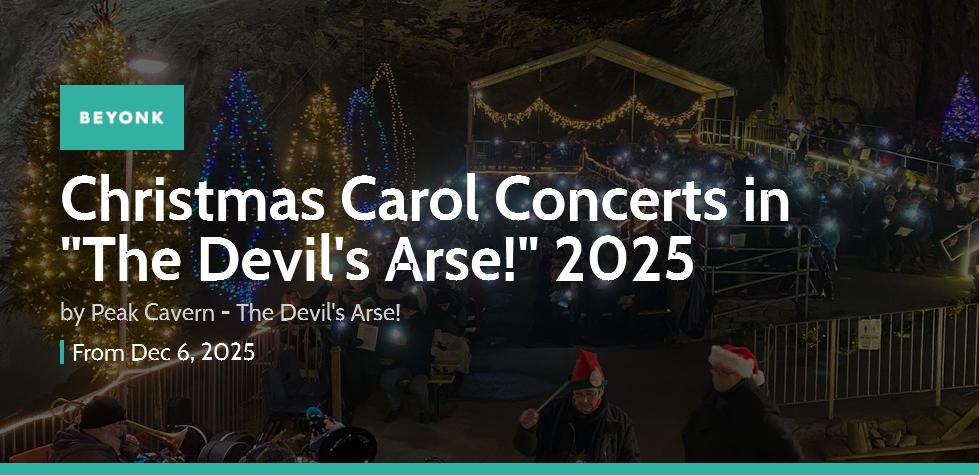 Beyonk  Christmas Carol Concerts in "The Devil's Arse!" 2024